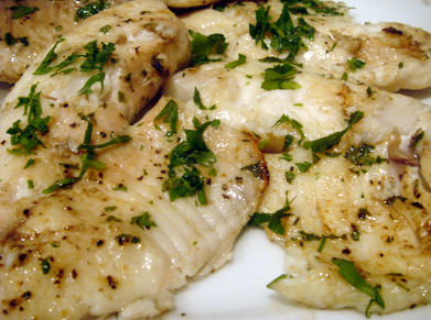 Grilled Tilapia with Chimichurri