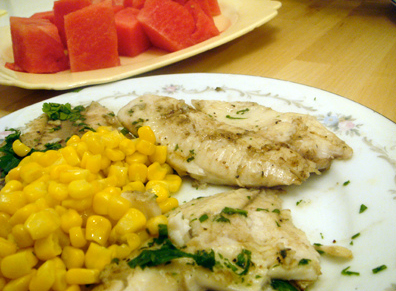 Grilled Tilapia with Chimichurri